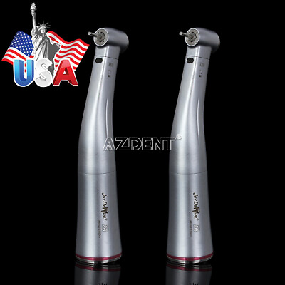 #ad Dental 1:5 Increasing Contra Angle Optic LED Handpiece Fit Electric Motor