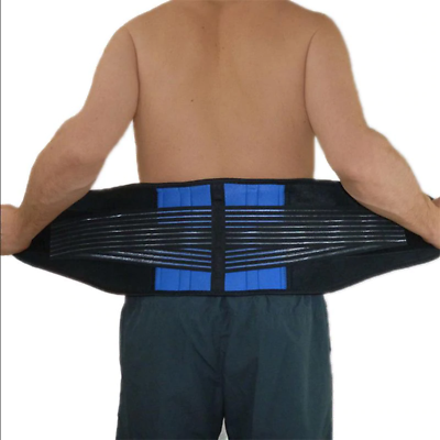 #ad #ad 6XL Adjustable Back Belt Lumbar Back Support Brace Pain Relief For Men Women