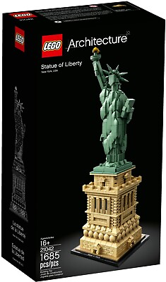 #ad LEGO Architecture Statue of Liberty 21042 Building Kit 1685 Pieces