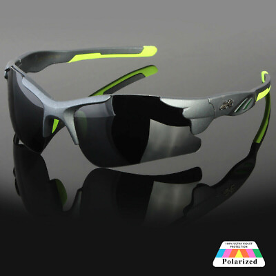 #ad X Loop Polarized Wrap Sunglasses Mens Sport Fishing Golfing Glasses Tac Lens