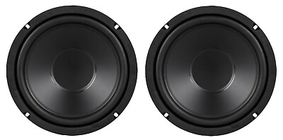 #ad NEW pair 2 6 1 2quot; 6.5quot; inch Heavy Duty Mega Bass Woofer Speaker Subwoofer 100w