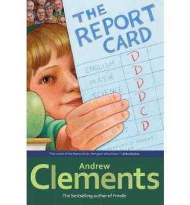 #ad The Report Card Paperback By ANDREW CLEMENTS VERY GOOD