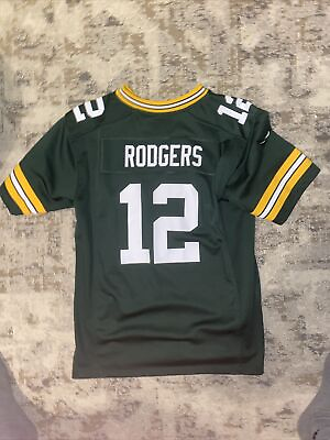 #ad Aaron Rodgers Authentic On Field Nike Packers Home Jersey Size Large Elite Nike