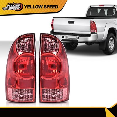 #ad #ad Rear Brake lights Fit For 2005 2015 Toyota Tacoma Tail Light DriverPassenger