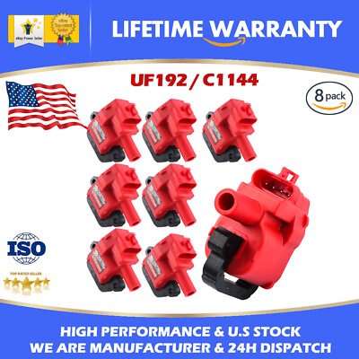 #ad #ad 8Pack Super Performance Ignition Coil Set For Chevy GMC LS1 LS6 D580 C1144 UF192