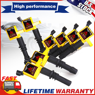 #ad #ad 2004 2005 2008 SUPER PERFORMANCE IGNITION COIL 8PACKS FOR FORD F150 4.6L 5.4L V8