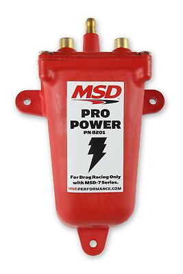 #ad MSD 8201 MSD Ignition Coil Pro Power Series Red Individual