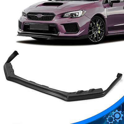 #ad For 18 21 Subaru WRX STI CS Style Front Bumper Lip Splitter Spoiler Urethane