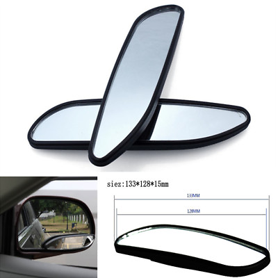 #ad 1 Pair Wide Angle Adjustable Car Rearview Parking Side Blind Spot Convex Mirror