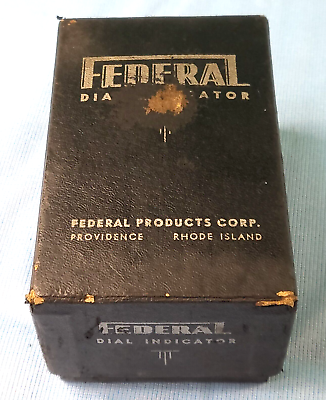 #ad #ad Federal Dial Indicator C81 0.001 Graduation 0.250 Travel with Box