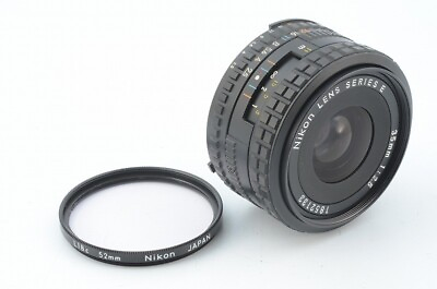 #ad Nikon SERIES E 35mm f 2.5 Ai s AIS MF Manual Wide Angle Lens　From Japan #1666