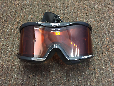 #ad UVEX Supravision Anti Fog Clima zone Ski Goggles Orange Lens Optic Adjustable