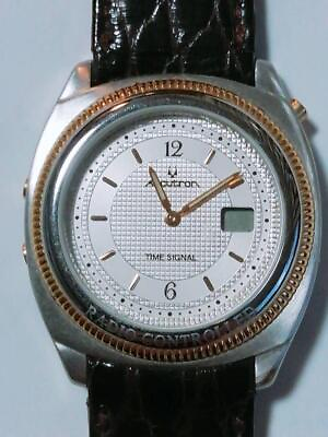 #ad Bulova Accutron Time Signal Radio Controlled Very Rare Watch Men#x27;s Unused Japan