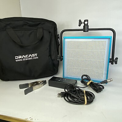 #ad Dracast Pro Series LED1000 Daylight LED Video Light Panel V amount Tested Works