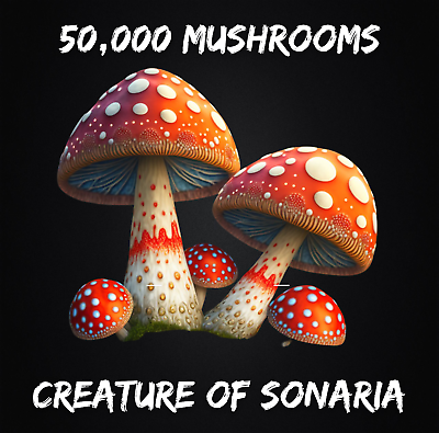 #ad Creatures of Sonaria 50000 Mushrooms 50K Shooms Roblox