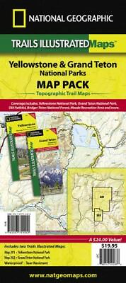 #ad Yellowstone amp; Grand Teton National Parks Map Pack: Topographic Trail Maps Sheet