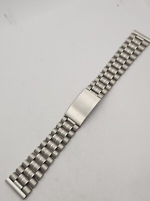 #ad #ad Rare semicircle stainless steel watch bracelet NOS 20mm