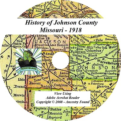 #ad 1918 History amp; Genealogy of Johnson County Missouri MO