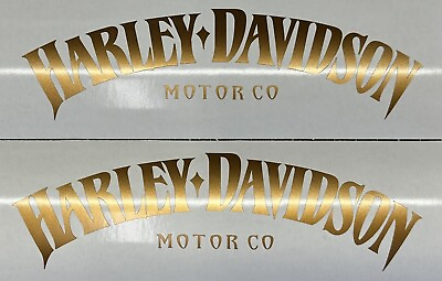 #ad #ad 2 Copper Metallic Harley Davidson Tank Decals Stickers Fits Dyna Sportster