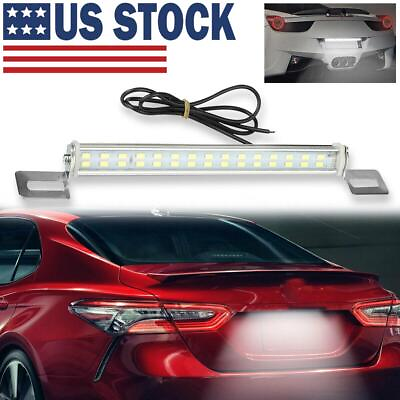 Barra de luz de respaldo de placa de matrícula LED universal para coche SUV cami
