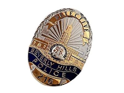 #ad #ad America Beverly Hills Police Replica Posquirrel Badge Full Size