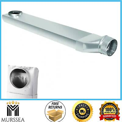 #ad 28in.To 45 in.Adjustable Space Saver Aluminum Dryer Vent Duct w Straight Outlet