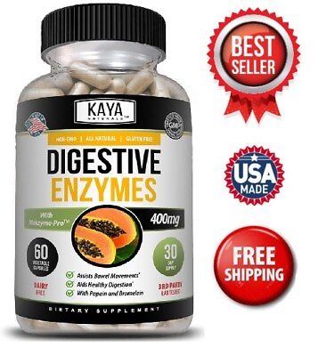 #ad Digestive Enzymes w Prebiotic amp; Probiotics Gas Constipation amp; Bloating Relief