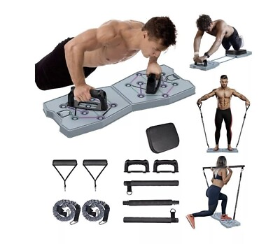 #ad iTHEARU Push Up Board Fitness Foldable Pushup Multifunction Portablegym