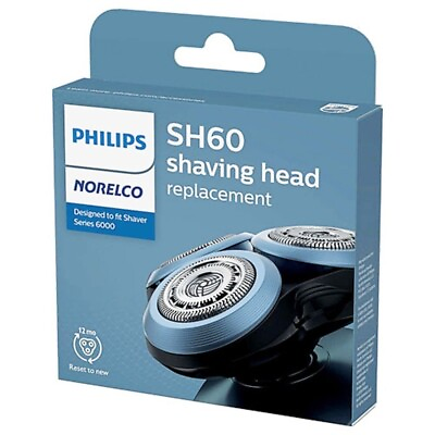 #ad Philips Norelco SH60 72 Series S6000 Replacement Shaver Heads F Model S6880 81