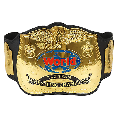 #ad New World Tag Team Wrestling Championship Title Belt WWE Title Belt 2MM Replica