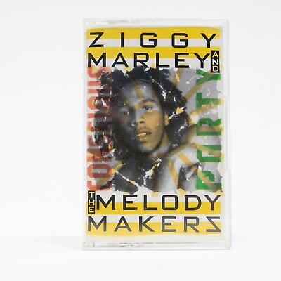 #ad Ziggy Marley and the Melody Makers Conscious Party Cassette Tape 1988 Reggae