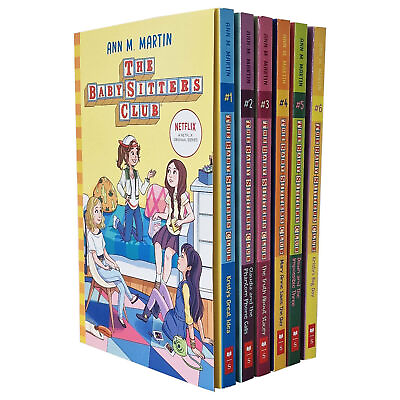 #ad The Babysitters Club Series by Ann M. Martin 1 6 Books Set Ages 8 12 Paperback