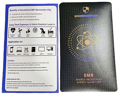 #ad Harmonizer For Wireless Devices EMR Energy Protection 5 Pack SaviShield EMF