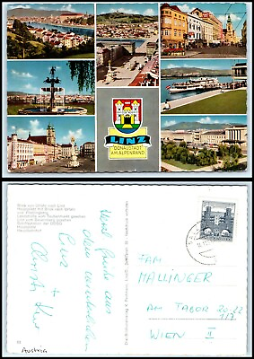 #ad AUSTRIA Postcard Linz Multiview GG20