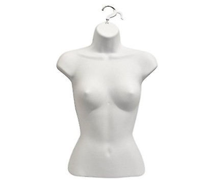 #ad New Female Torso Mannequin Form White