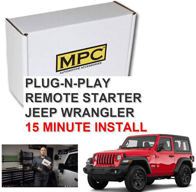 Remote Start Kit For Jeep Wrangler 2007 2018 100% Plug n Play