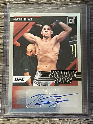 #ad 2022 Donruss UFC Nate Diaz #SS NDZ Holo Signature Series Auto 209 Stockton