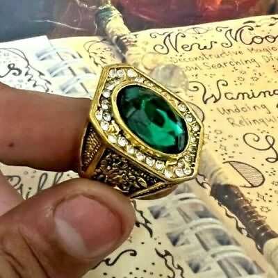 #ad lluminati Infinity Ring Luck Enlightement Sucess Power Wealth Masonic Freemason