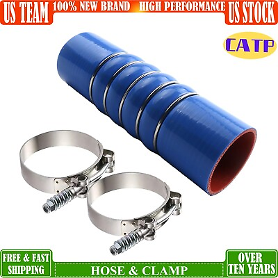 #ad Silicone Coolant Hose 2.5 inches Blue Hose with T Bolt Clamp