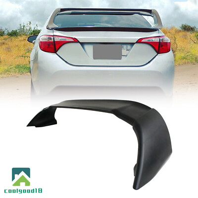 #ad Rear Trunk Spoiler Wing Fit For 2014 2020 Toyota Corolla JDM Sport Type Style