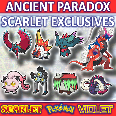 #ad Ancient Paradox Pokemon SCARLET EXCLUSIVES KORAIDON 6IV SHINY