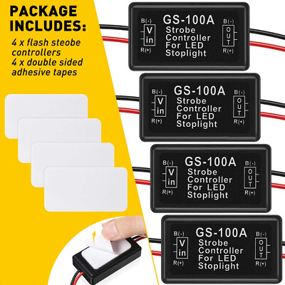#ad #ad GS 100A Flash Strobe Controller Flasher Module Box For LED Brake Stop Light Lamp