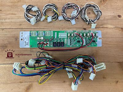 #ad Whelen Edge 9M Power Distribution Board 01 0269289 00A W 2 LED Halogen Flasher