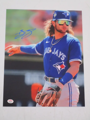 #ad Bo Bichette of the Toronto Blue Jays signed autographed 8x10 photo PAAS COA 102