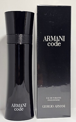 #ad Armani Code By Giorgio Armani Eau De Toilette Spray 4.2oz 125ml Brand New