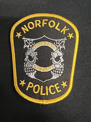 #ad NORFOLK VIRGINIA POLICE GANG UNIT SHOULDER PATCH