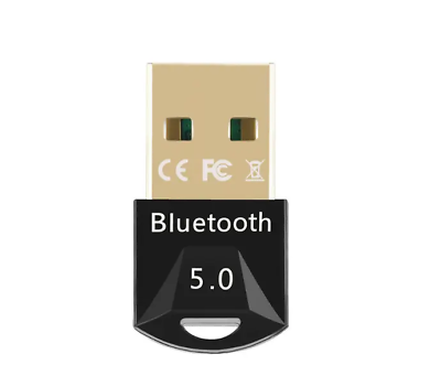 #ad NEW Bluetooth 5.0 USB Adapter 20m Dual Mode 3Mbps Windows 7 11 Mac Linux