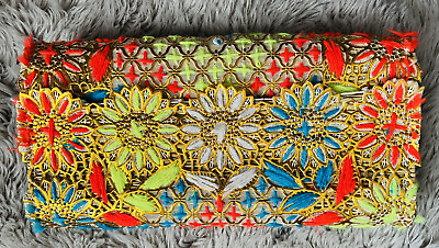 #ad HANDMADE VINTAGE EMBROIDERED FLORAL BOHEMIAN CASUAL CHIC RETRO