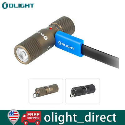 #ad Olight Keychain Light Flashlight I1R 2 EOS Black DT EDC Tiny Rechargeable LED US