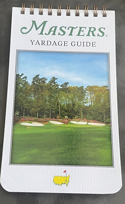 #ad 2024 Masters Golf Yardage Guide Book Augusta National. Brand New